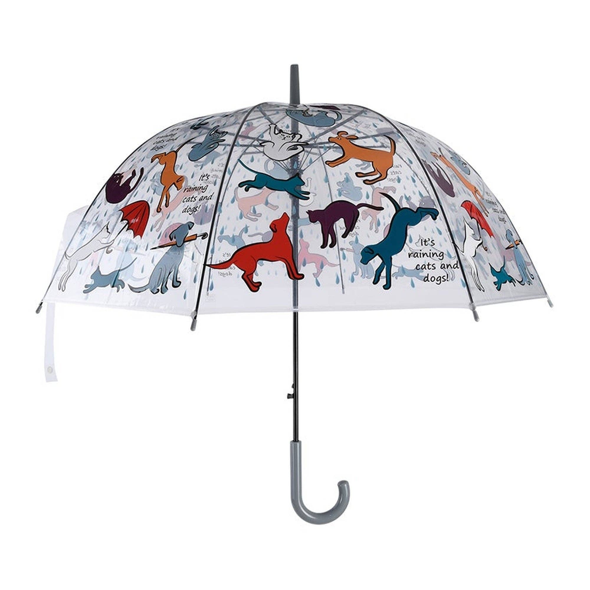 NACH - Wholesale Umbrella - Unisex - Transparent It's Raining Cats & Dogs Umbrella0