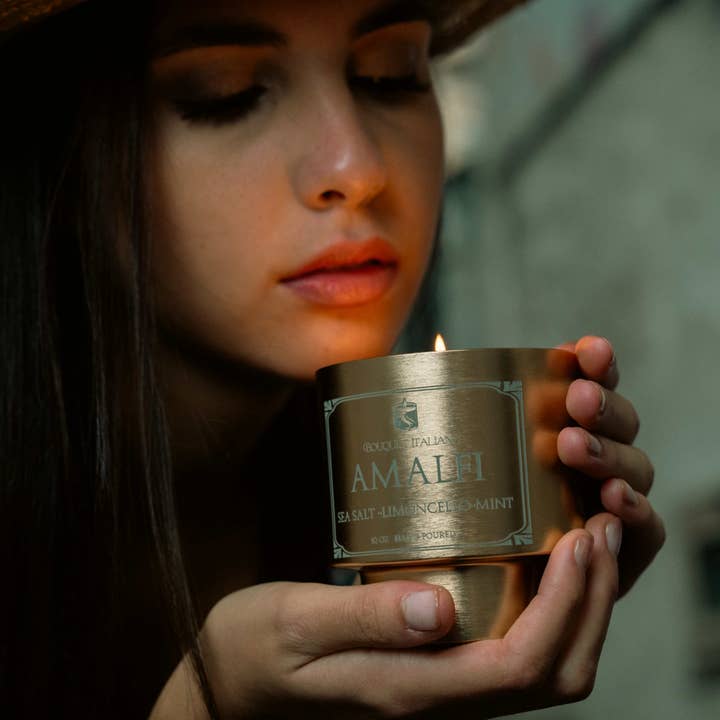 BouquetItaliano – wholesale Jar/filled candle – Amalfi Luxury Scented Candle – Italian Coastal Inspired43