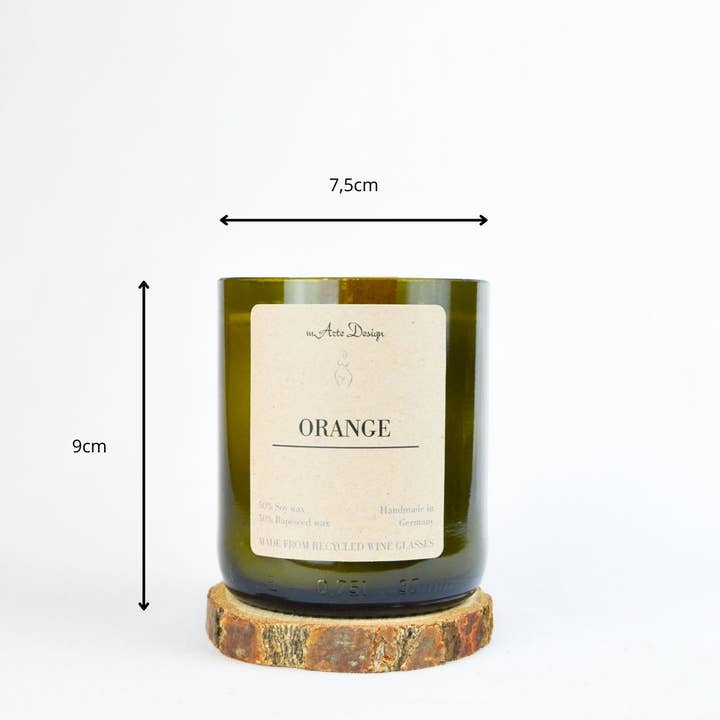 mArte Design - Venta al por mayor Velas en tarros - Vela de vino | velas perfumadas veganas en vaso de vidrio reciclado5