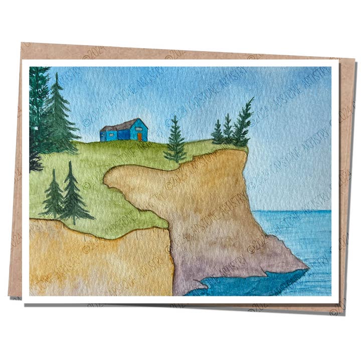 Capstone Artistry - Wholesale Everyday Greeting Card - Summer Getaway Greeting Card0