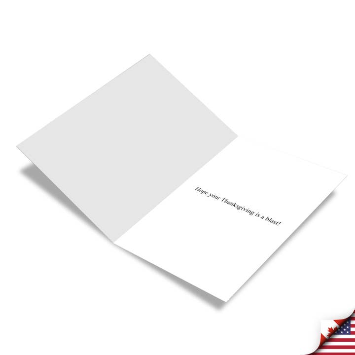 NobleWorks - Wholesale Thanksgiving card - Thanksgiving Card - Hunting Frozen Turkey2