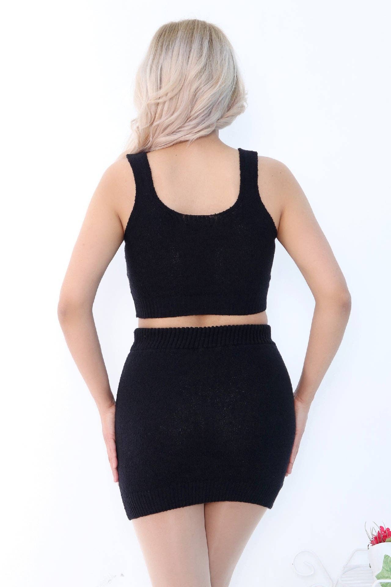 Beje Wear - Wholesale Tank top – Women′s - Plain Ribbed Cropped Tank Top//Crafted 80% Cotton, 20 %Nylon3