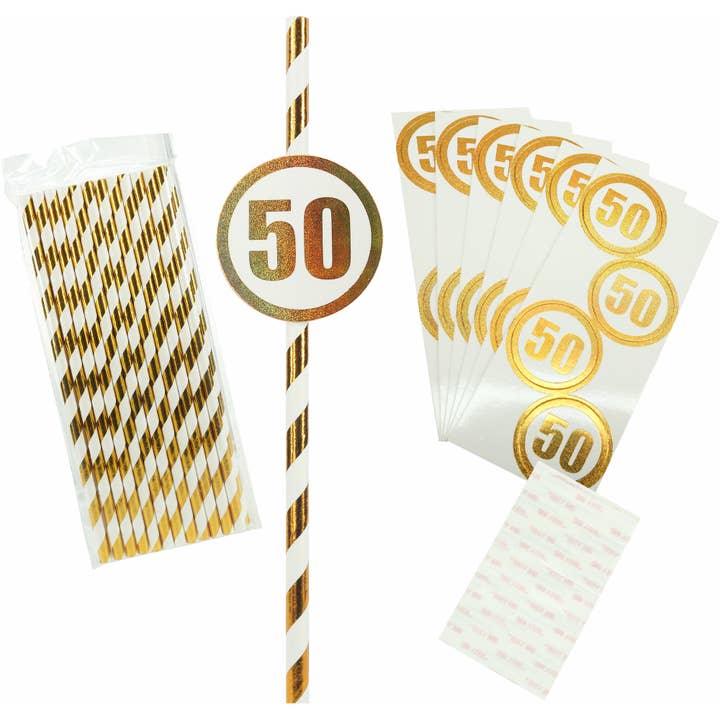 50 - 24 Pack Party Straws for wholesale by Pavilion