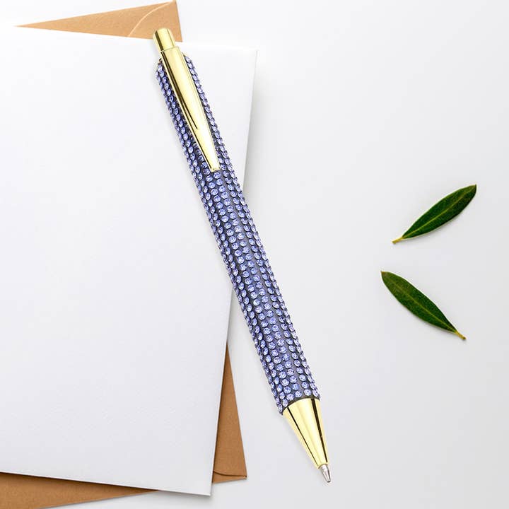 Sensibling Corp. - Vente Stylos - Stylo à bille orné de cristaux2