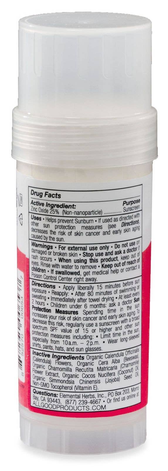 All Good Body Care - Wholesale Sunscreen - Baby & Kid's Mineral Sunscreen Butter Stick—SPF 502