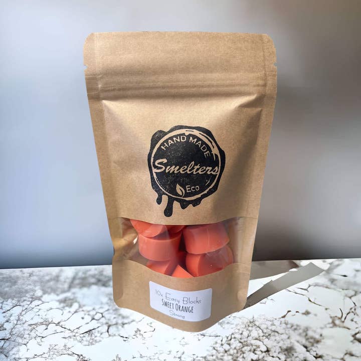 Fragrance Wax - Sweet Orange - Easy Blocks - 90g for wholesale by Smelters
