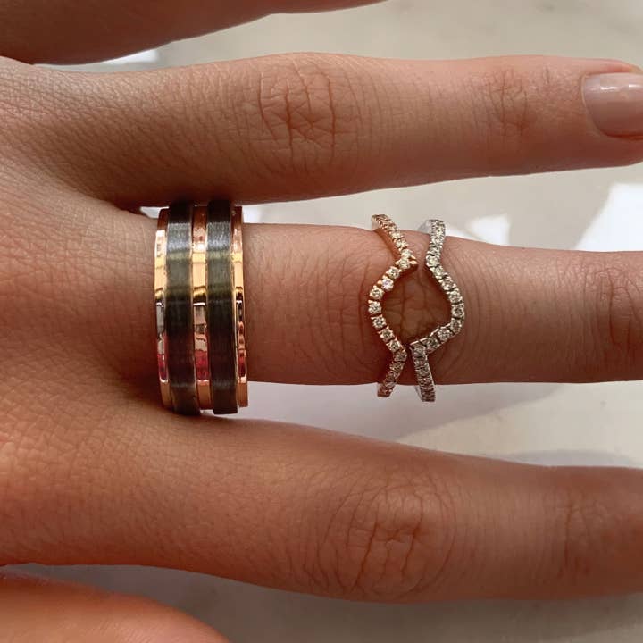 Custom Wedding Band for wholesale by Kimiya Designs