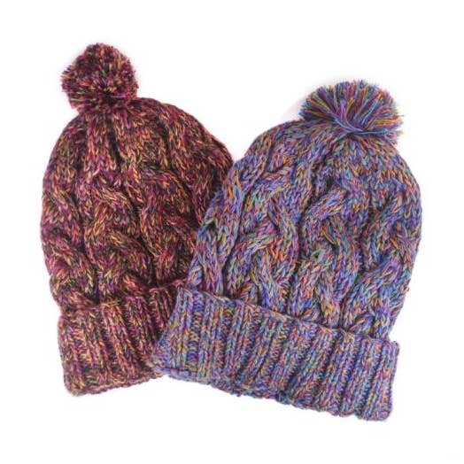 Confetti Cable Beanie: Knit Baby Alpaca Hat and other Purchase Wholesale combining yarn to make yarn. Free Returns & Net 60 Terms on Faire trending on Faire.