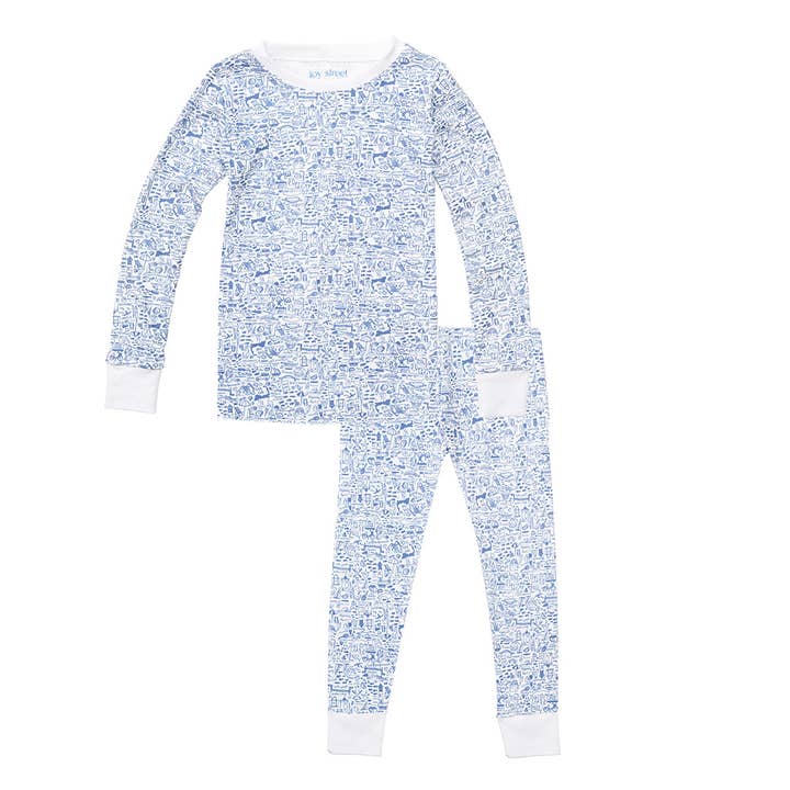 Cape Cod Two Piece Kids Pajamas for wholesale on Faire