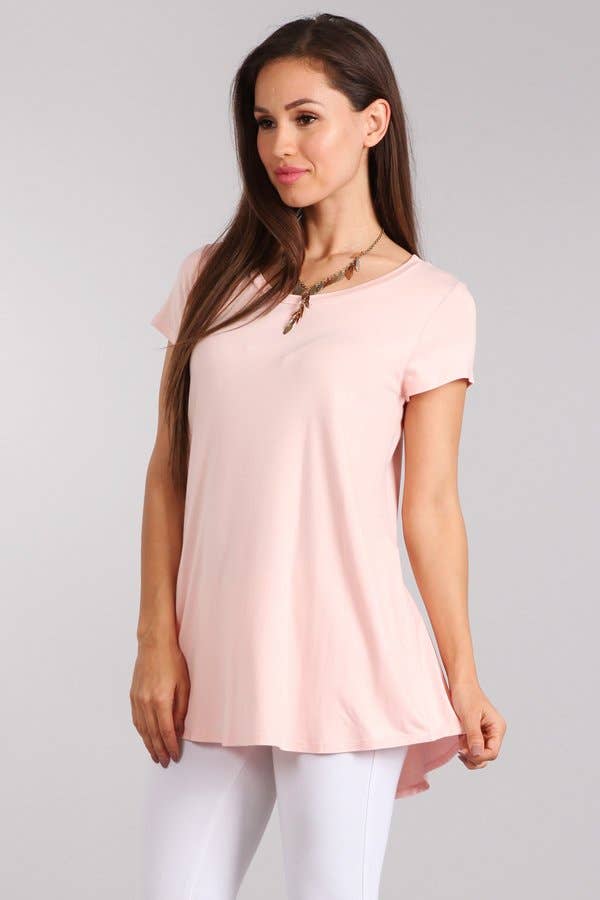 Chris & Carol Apparel – Engroshandel T-shirt – til kvinder – J413145T - Perfekt Solid Basic Tee22