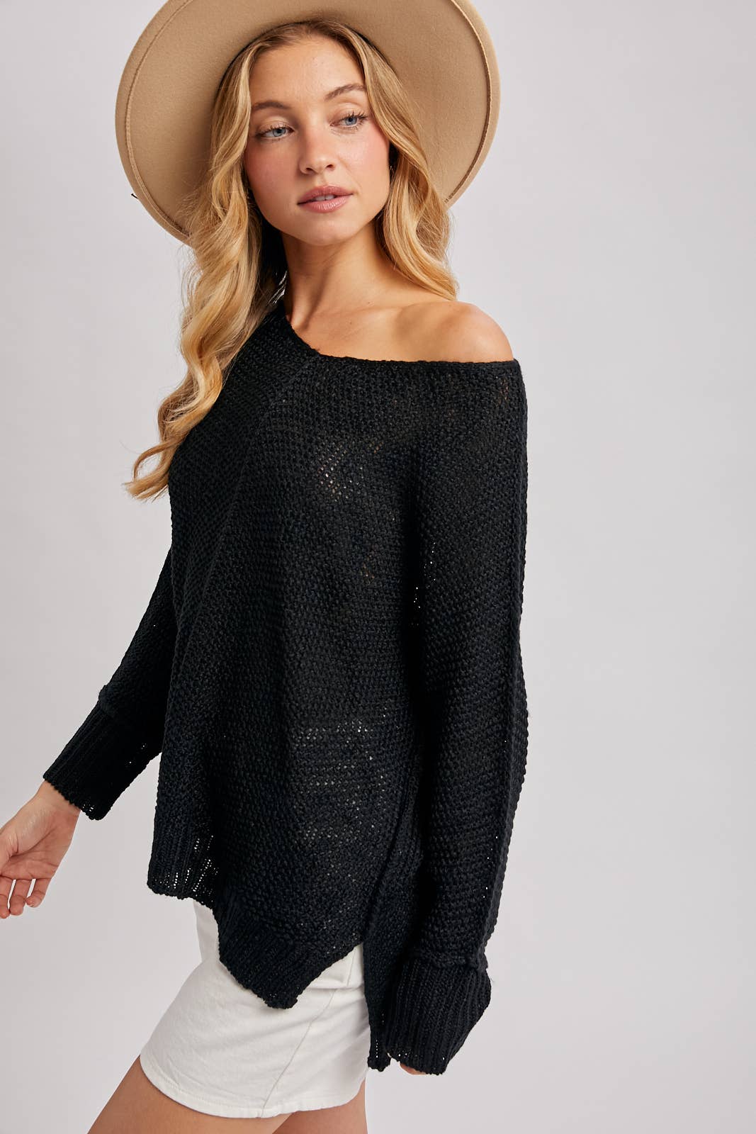 Bluivy - Wholesale Knit Sweater - Women's - REVERSE SEAM LOOSE FIT SWEATER70