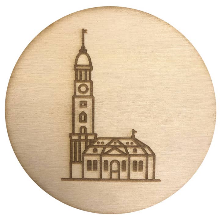 Stadtliebe® | Salvamanteles de madera Hamburger Michel para venta al por mayor de Stadtliebe®