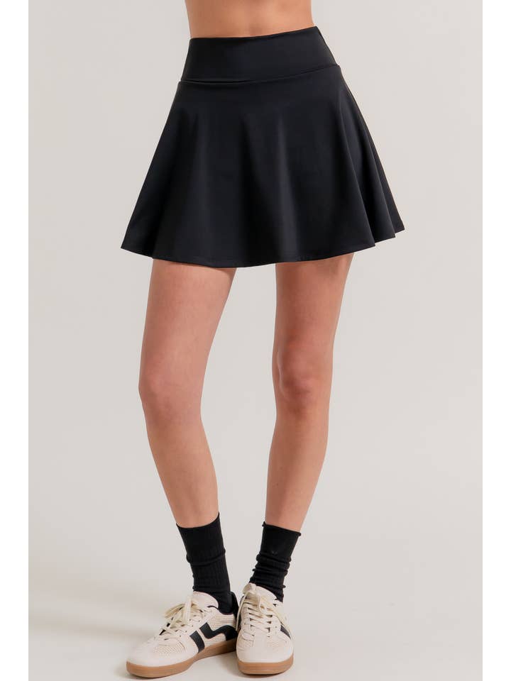 Active Basic | Active USA - Wholesale Athletic Skirt - Women's - Flare Workout Mini Skirt23