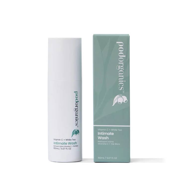 Vitamin C + White Tea Intimate Wash for wholesale by Pod Organics Pty Ltd