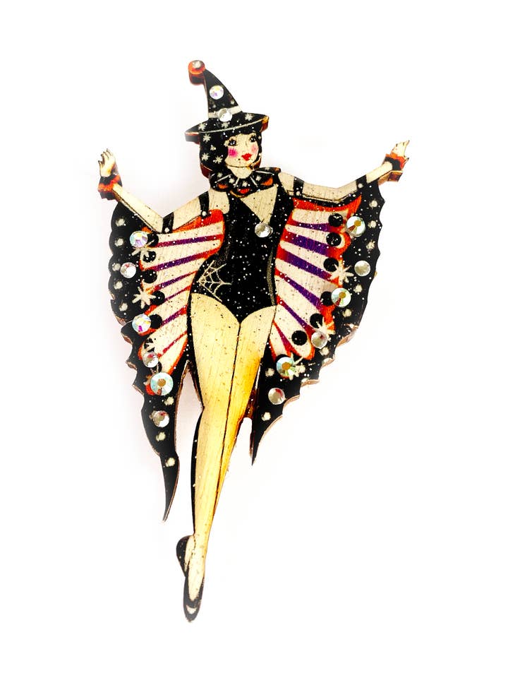 unusual brooches halloween gifts quirky brooch gifts winter for wholesale by Rosie Rose Parker