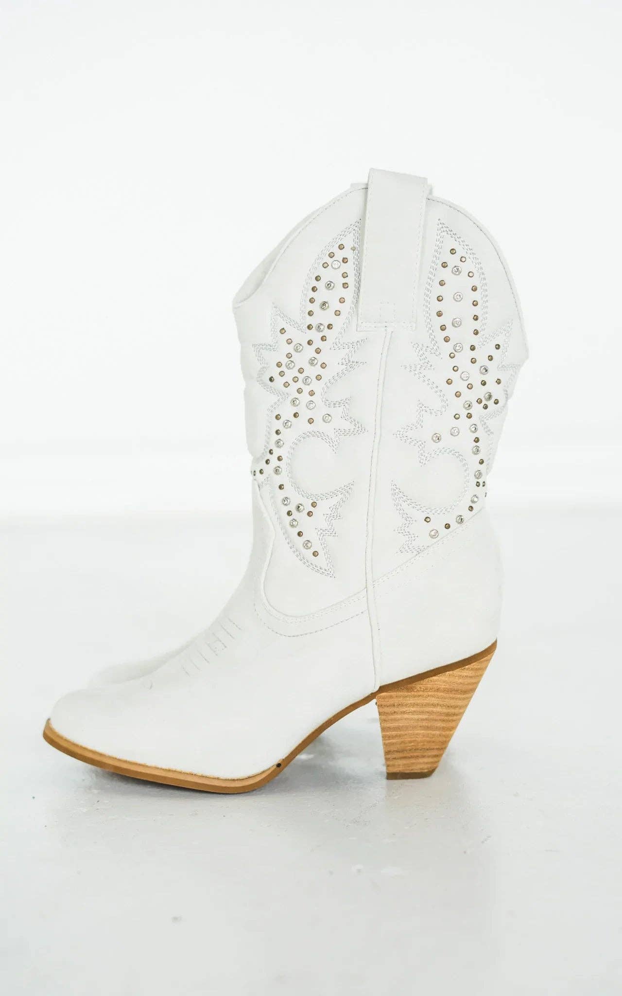 Naughty Monkey Open Pack - Wholesale Cowboy Boots - Women's - Houston Western Boots in White4