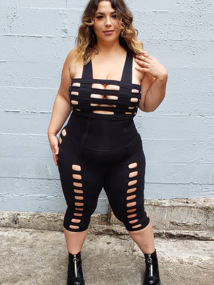 Nero Reggiseno a Gabbia Deluxe Five and Diamond - cotone in vendita all'ingrosso su Faire8