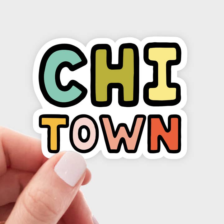 Chitown Sticker - Chicago, Illinois, midwest, state, aurora for wholesale by Yarnival