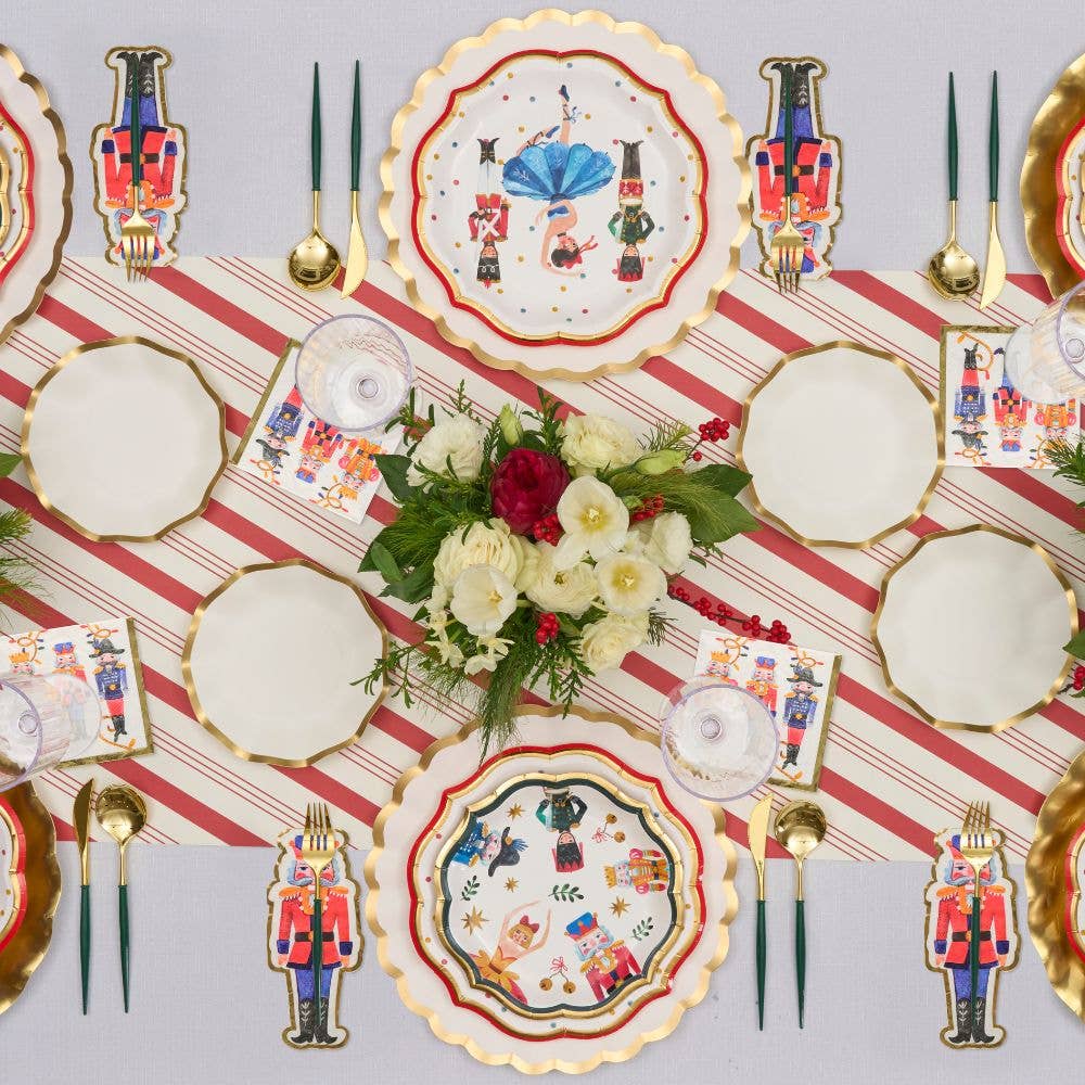 Sophistiplate - Wholesale Disposable Tableware Pack - Whimsical Nutcracker Wholesale Collection Kit0
