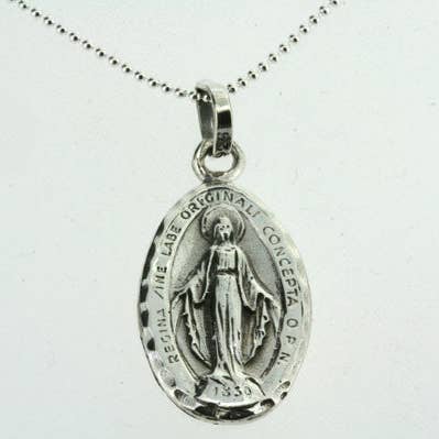 Makers & Providers - Wholesale Pendant/charm necklace - Saint Pendant On 55cm Ball Chain0