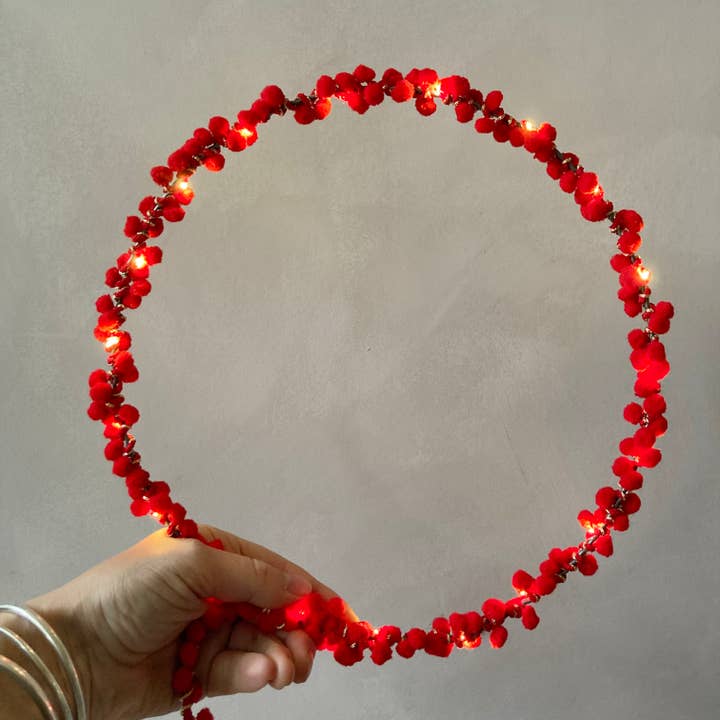 Melanie Porter – wholesale Nattlampa - Barn och baby – Enkel Pom Pom Hoop Ljus