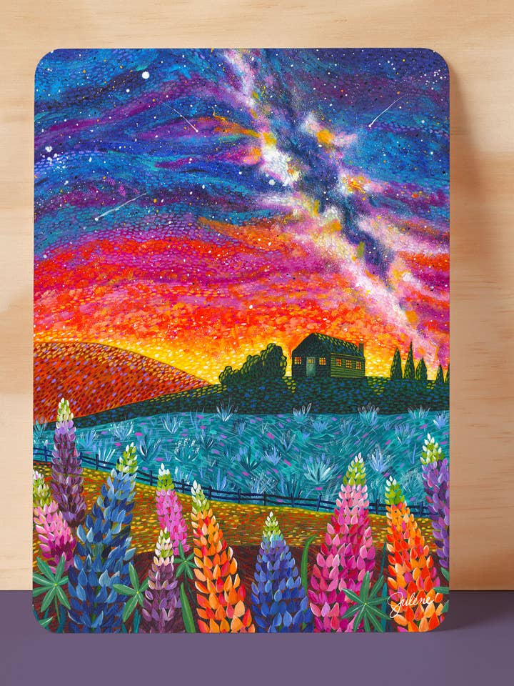 Milky Way Postcard for wholesale by Julene Ewert