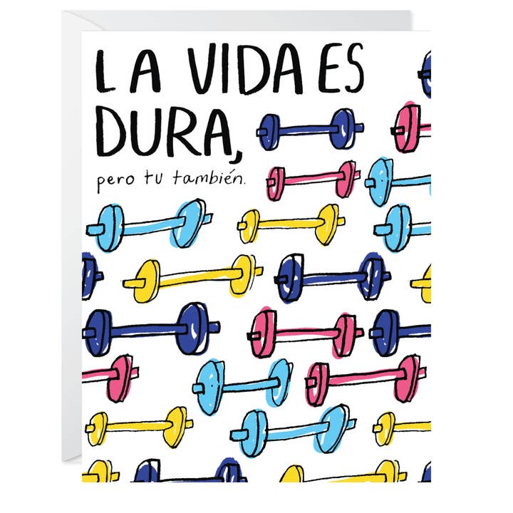 Håndvægte Card for engroshandel hos Saludos Press