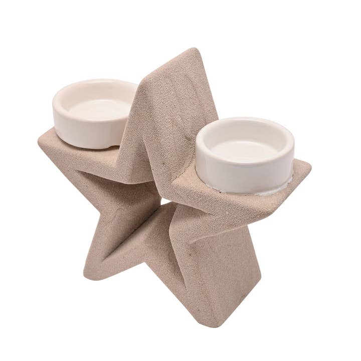 WIDDOP and Co. - Wholesale Candle Holder - **MULTI 2** Star Tea Light Holder 14.5cm