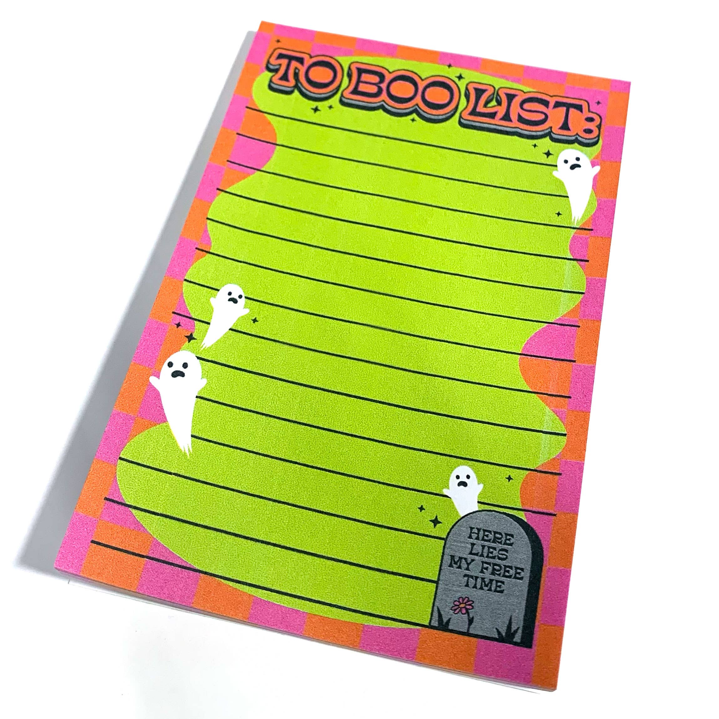 Krystan Saint Cat - Wholesale Notepad - To Boo List Halloween Spooky Notepad2