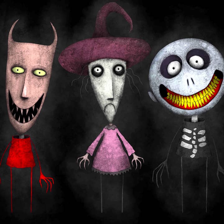 Creeptoons - Wholesale Art Print - Lock, Shock, and Barrel Print