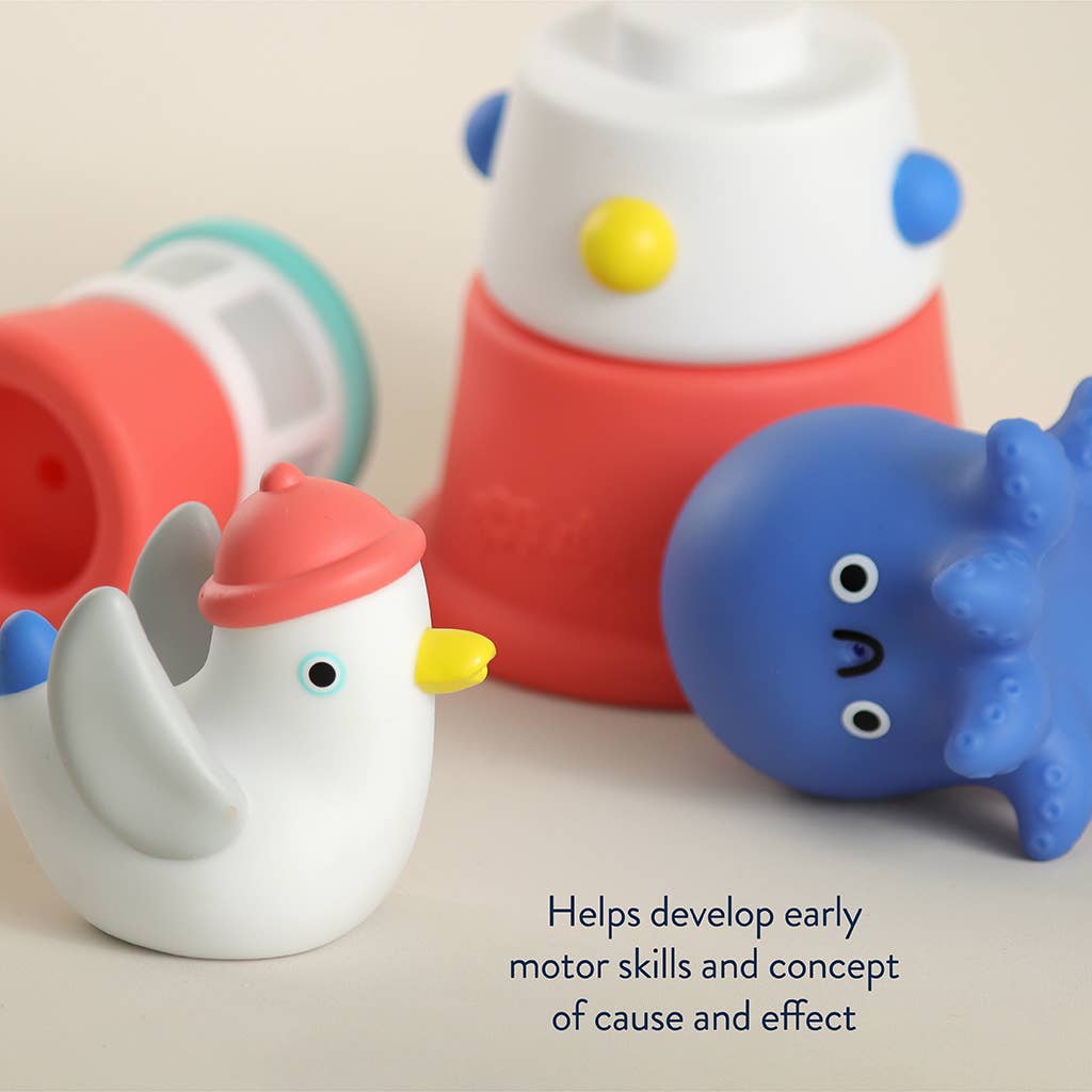 Itzy Ritzy Canada - Vente Jouet pour le bain – bébé - Itzy Stack & Squirt™5