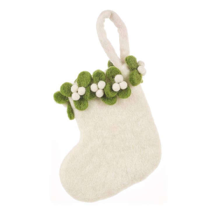 Felt So Good - Wholesale Holiday Stocking - Handmade Felt Biodegradable Mini Christmas Stocking5