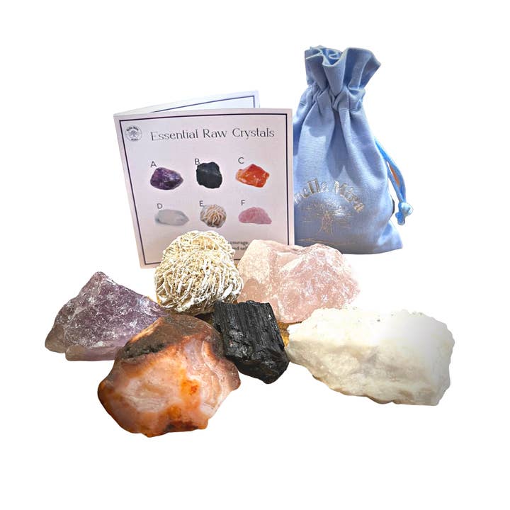 Essential Raw Crystals Healing Pack (A) for wholesale by BellaMira Home