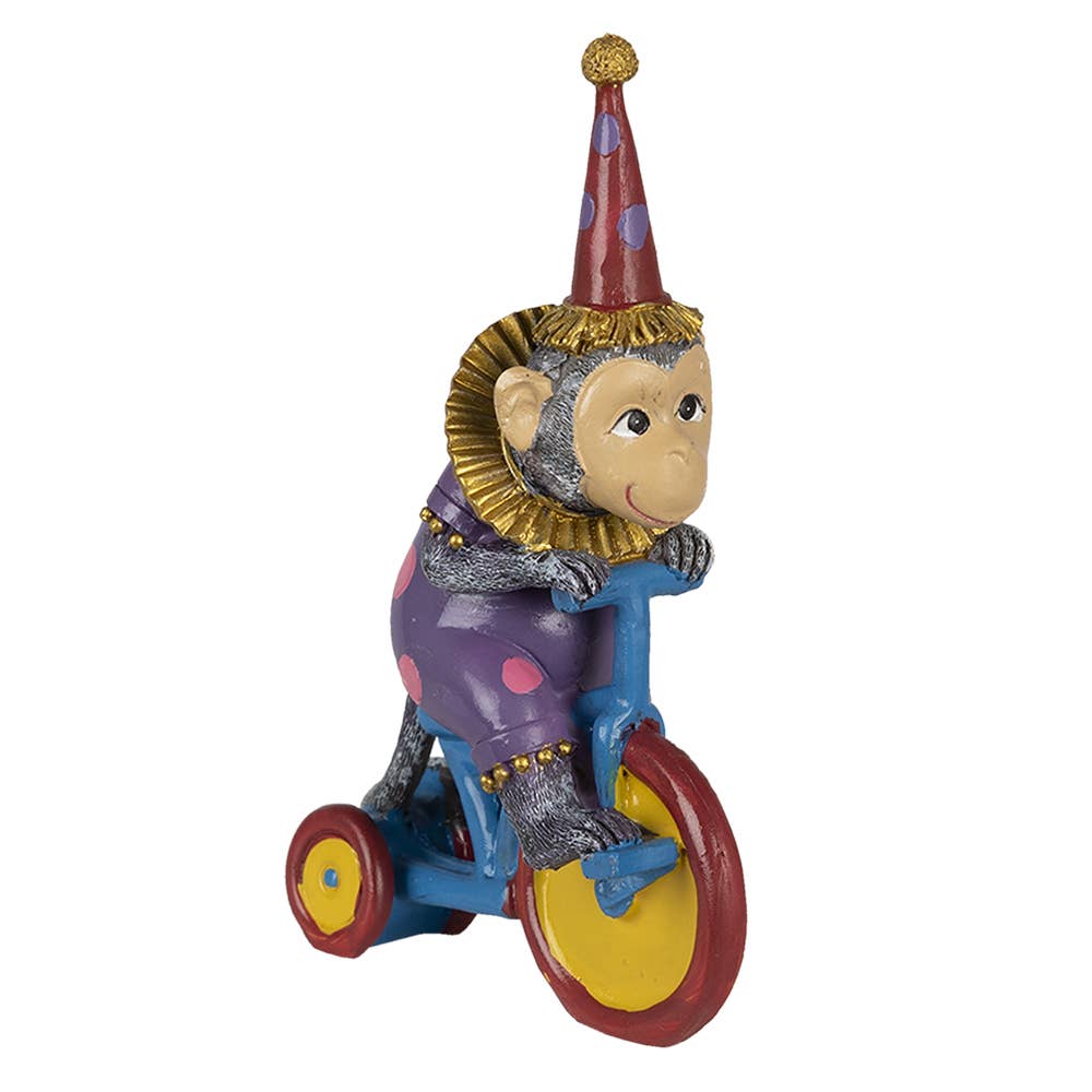 Clayre & Eef – wholesale Decorative figurine – 6PR4731 Figurine Monkey 18x11x20 cm Purple Polyresin Home1
