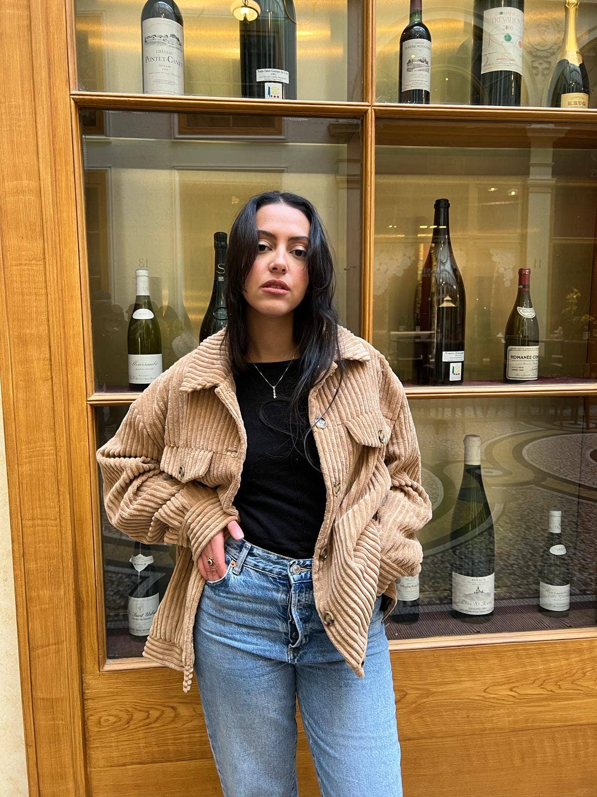 KZELL PARIS – Blusão - Mulher por atacado – Jaqueta de veludo cotelê feminina8