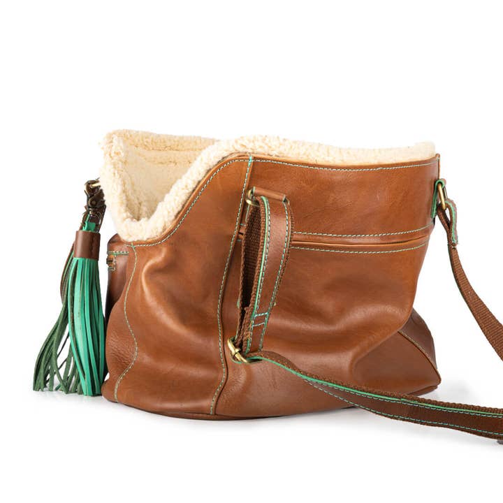 Dog with a Mission - Wholesale Pet Carrier - Dog - Hipster Bag Blondie Leather Dog Carrier (up to 5 kg)6