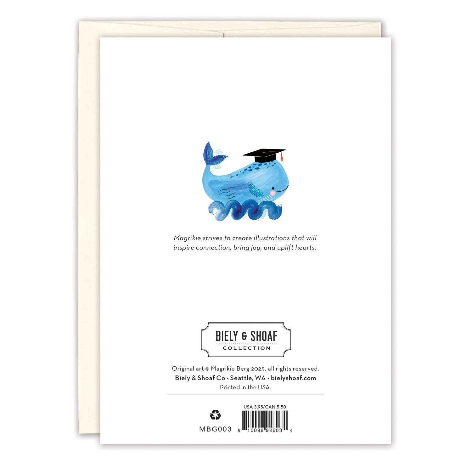 Biely & Shoaf – Engroshandel Eksamenskort – Hval Udført Graduation Card2