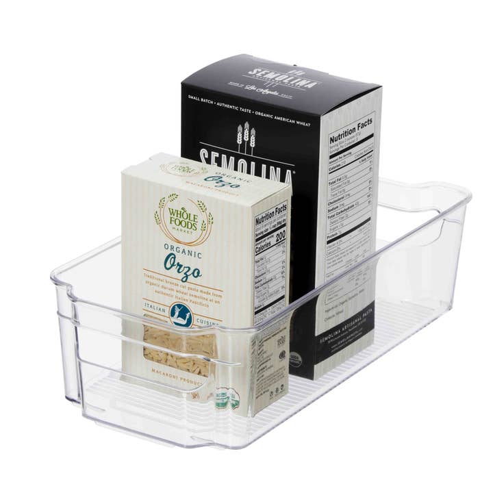 Storage Bin - Stackable (12.5" x 6.25" x 3.5") and other Purchase Wholesale pantry cabinets. Free Returns & Net 60 Terms on Faire trending on Faire.