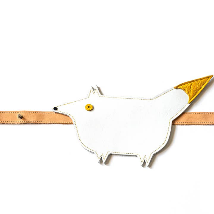 Belt bag Fox - white for wholesale by Eperfa