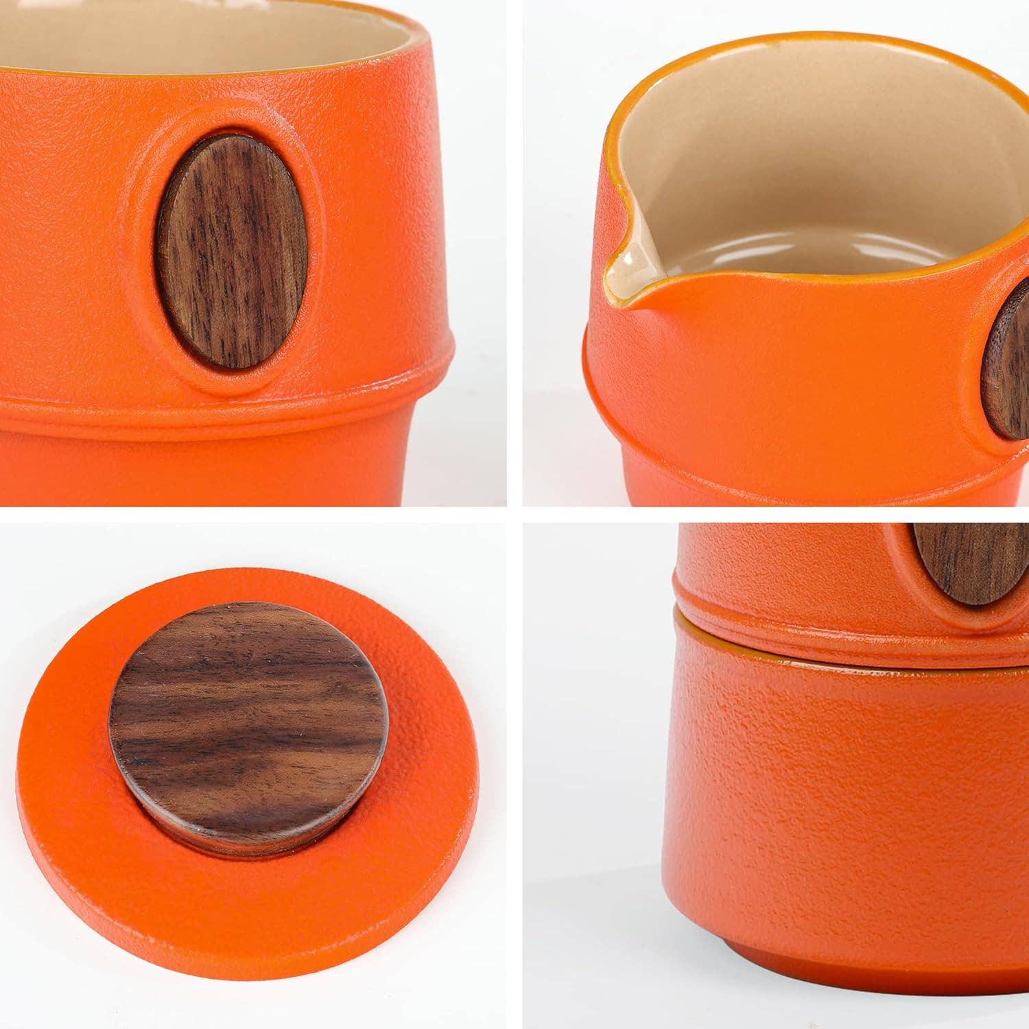 VIGOR - Wholesale Tea Set - Portable Outdoor Ceramic Teapot Set Travel-friendly Porcelai8