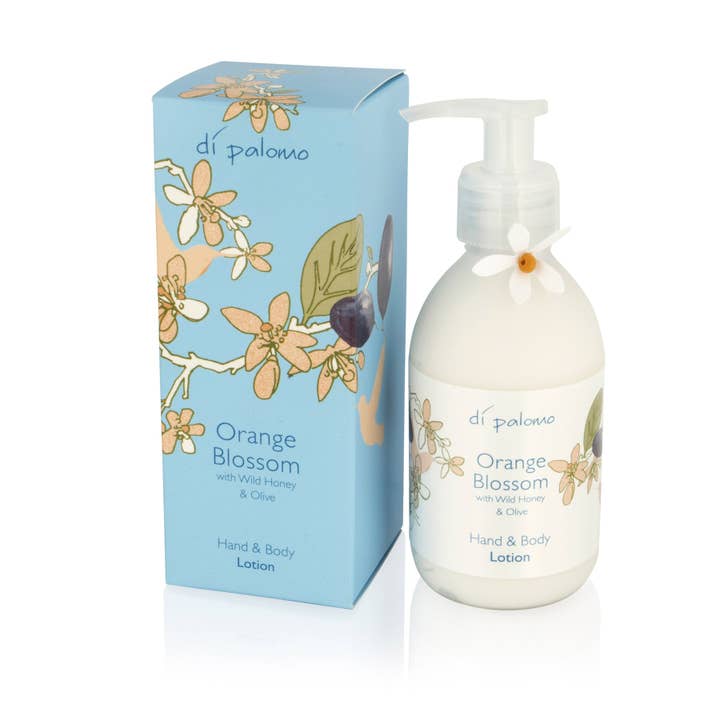 Lotion mains et corps à la fleur d'oranger 240 ml pour la vente par Flame & Fragrance Ltd