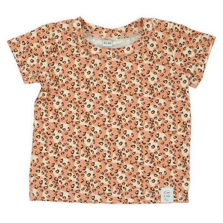 Camisa | Leopard | Rosa Bege por atacado de Cute Little You