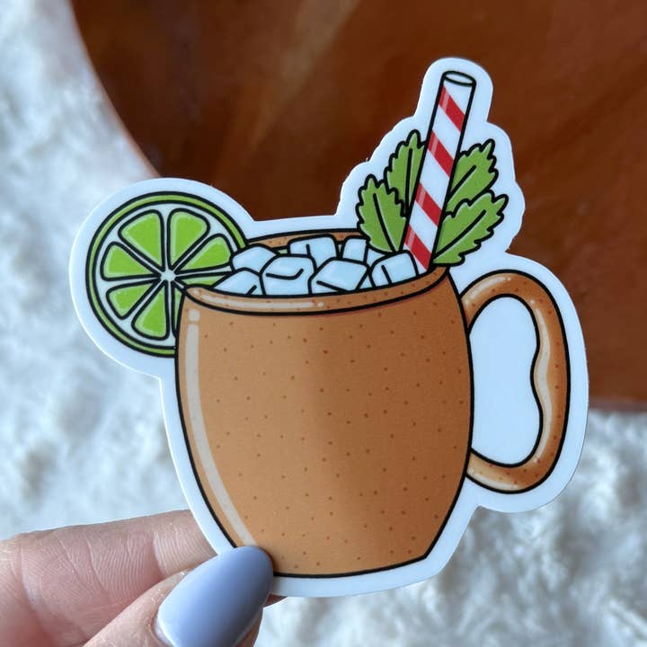Big Moods - Wholesale Sticker - Moscow Mule Cocktail Sticker0