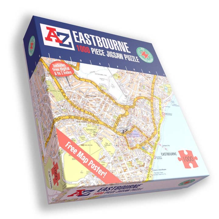 All Jigsaw Puzzles – wholesale Puzzle – Adult – A to Z Map of Eastbourne 1000 Piece Jigsaw