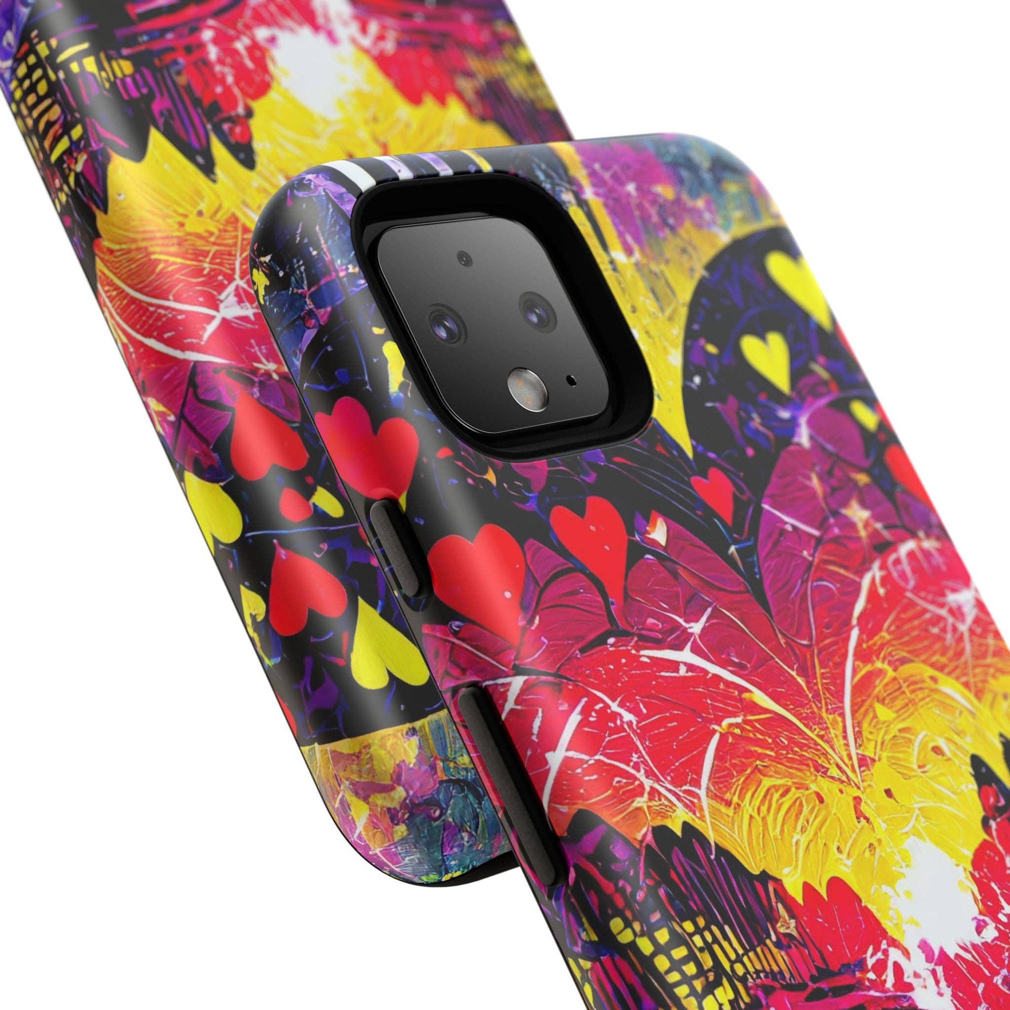 Studio 653 Clothing Co - Wholesale Phone Case - Women's - Vibrant Heart Sunset Tough Phone Case76