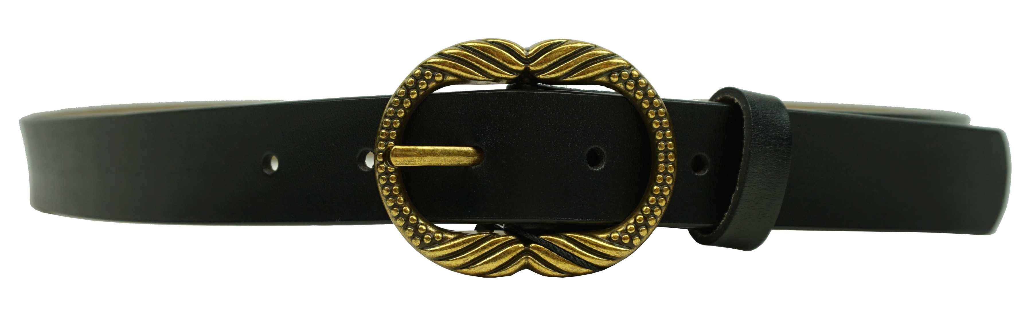 Anais - Wholesale Belt - Women's - Solid belt with golden buckle CT35573