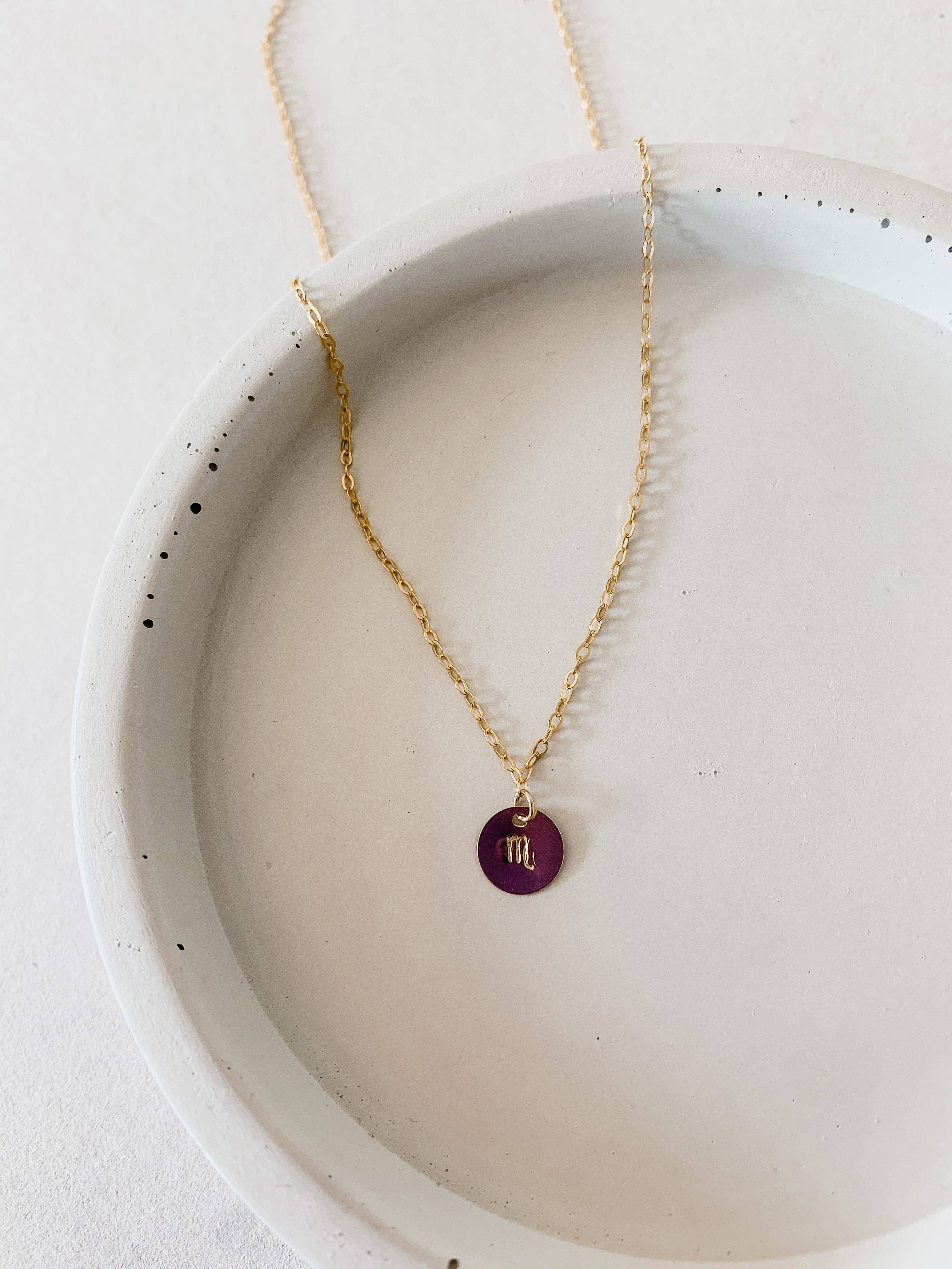 Simply Jules Jewelry – wholesale Pendant/charm necklace – Zodiac Coin Necklace1