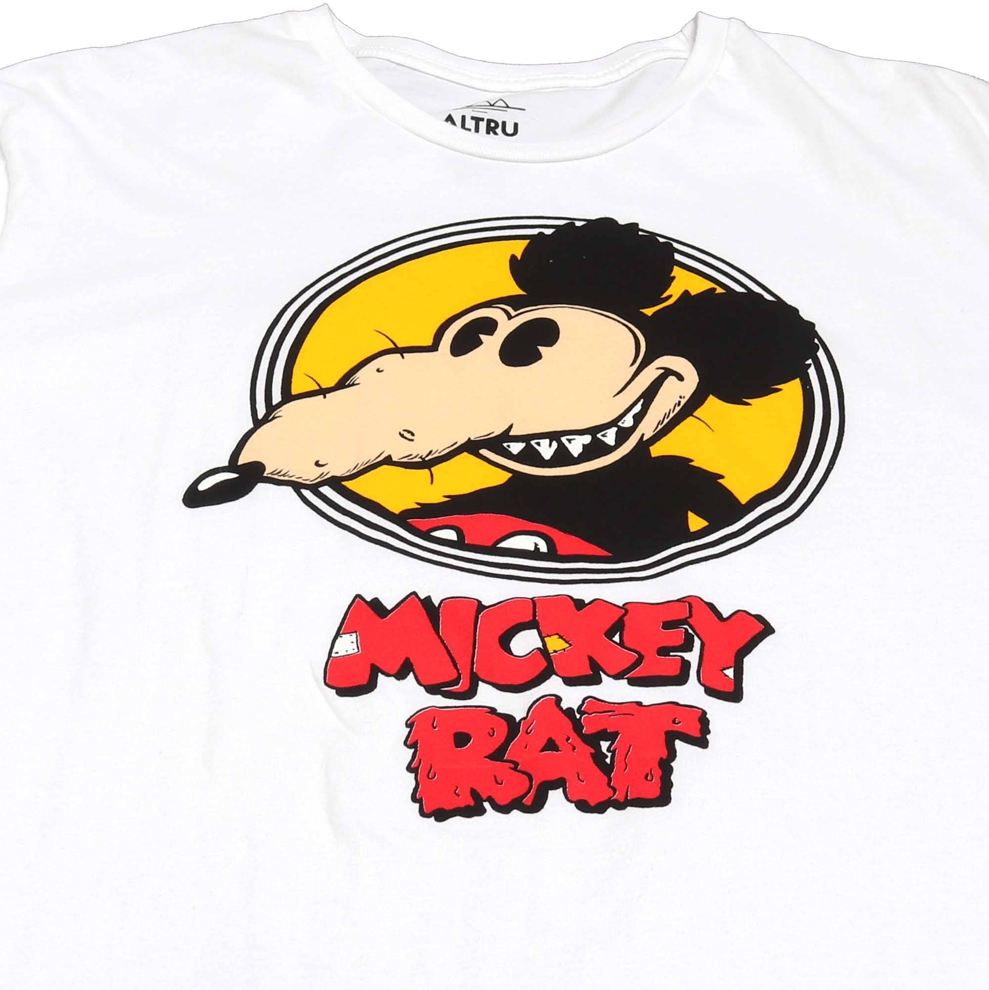 Blanc T-shirt officiel Mickey Rat In Spotlight en blanc en vente sur Faire5
