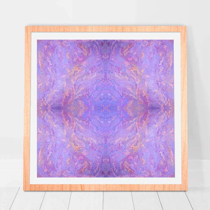 Jacaranda Temporada Mandala Estampado por atacado de Creative Monsoon