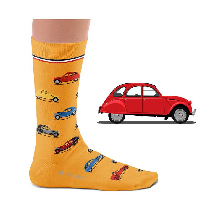 2CV Socks for wholesale by Sock Affairs